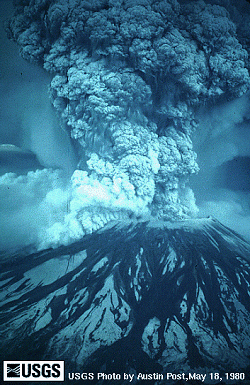 Mt. St. Helens Erupts
