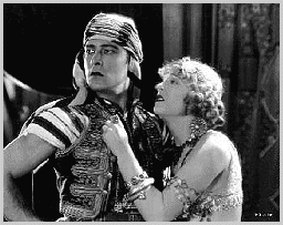 Rudolph Valentino and Vilma Banky in Son of the Sheik