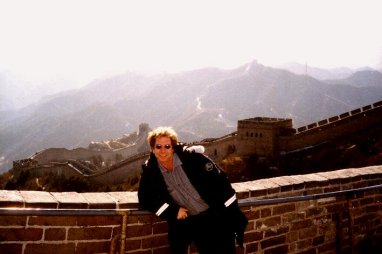 Rick O'Shea at the Great Wall of China